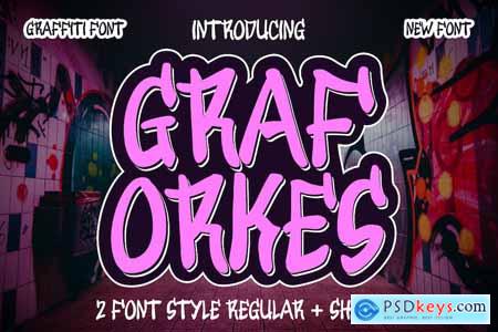 GRAF ORKES - Graffiti Font