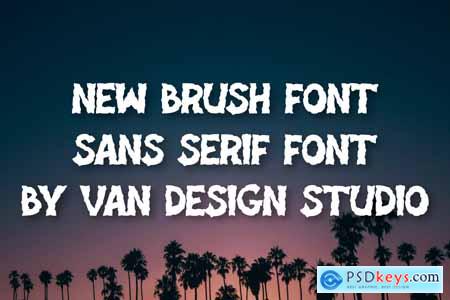 DOUBRUSH - Brush Font