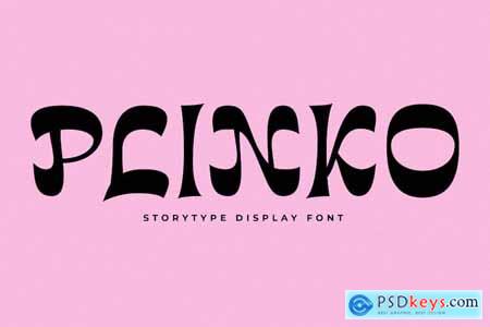 Plinko Display Font