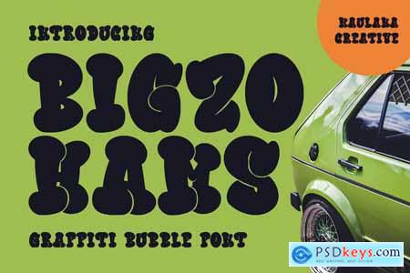 Bigzo Hams Graffiti Bubble Font