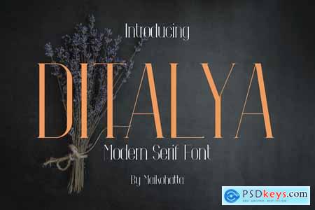 Ditalya - Modern Serif Font