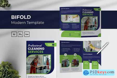 Cleaning Services Bifold Brochure