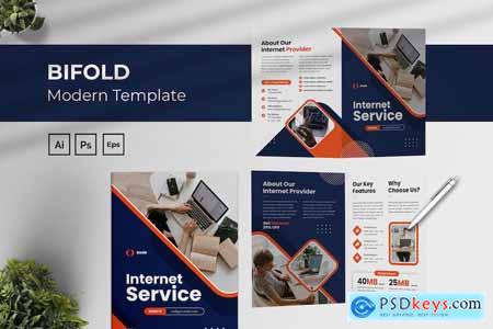 Internet Service Bifold Brochure