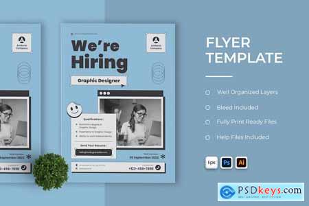 Hiring Designer Flyer