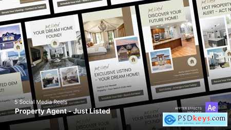 Social Media Reels - Property Agent - Just Listed After Effects Template 47648529