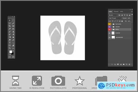 Flip Flops Mockup