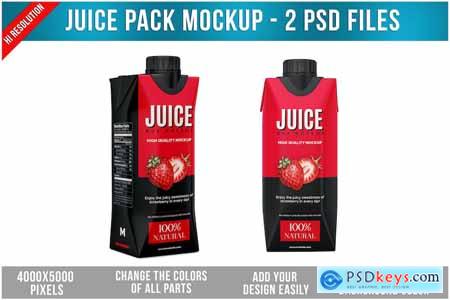 Juice Pack Mockup