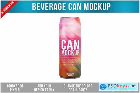 Beverage Can Mockup