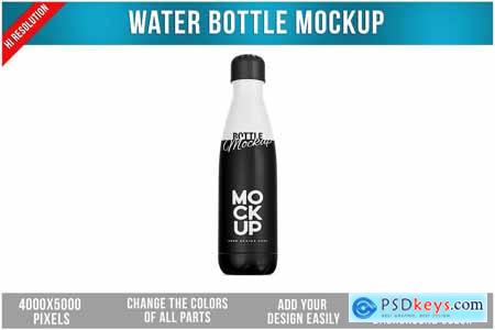 Water Bottle Mockup