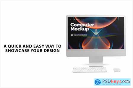 Computer Desktop Mockup