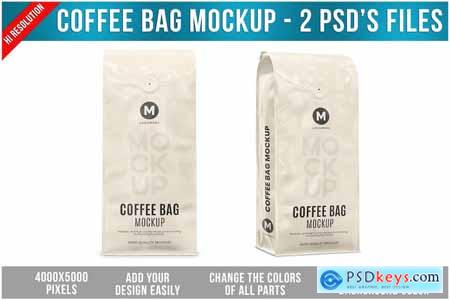 Coffee Bag Mockup 7KKQB3F