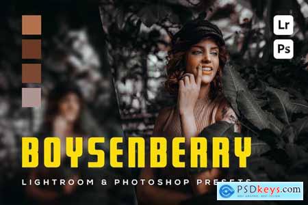 6 Boysenberry Lightroom and Photoshop Presets