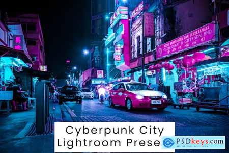 Cyberpunk City Lightroom Presets