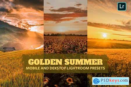 Golden Summer Lightroom Presets Dekstop and Mobile