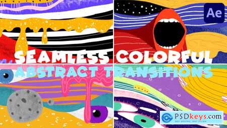 Seamless Colorful Abstract Transitions After Effects 47661376