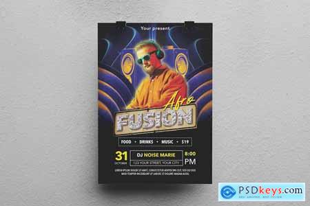 Afro Fusion Party Flyer