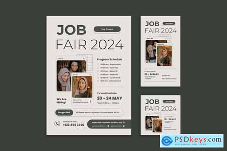 Modern Job Fair - Flyer