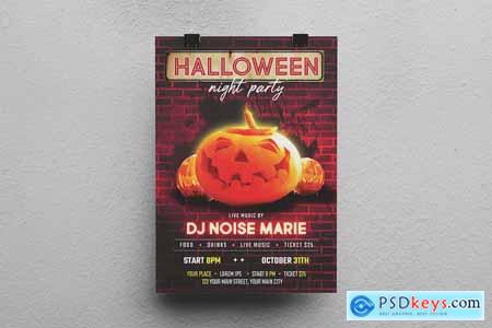 Halloween Party Flyer  2HB9KJA