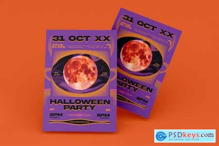 Halloween Party Flyer TQUJ85R