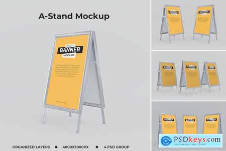 A-Stand Mockup