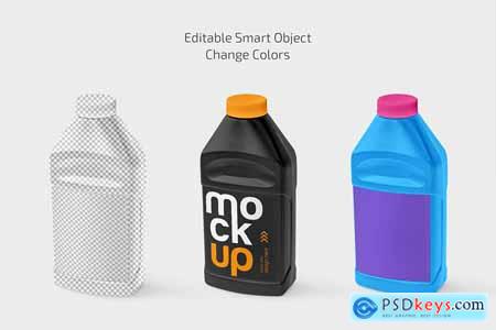 Motor Oil Bottle Mockup Set