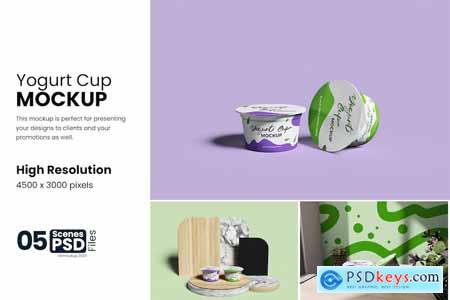 Yogurt Cup Mockup