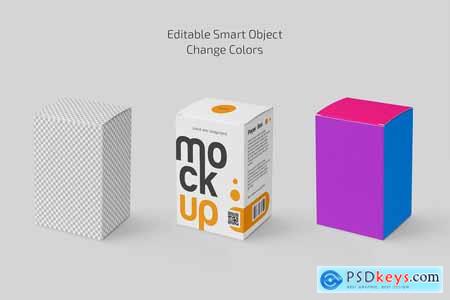 Paper Box Mockup Set