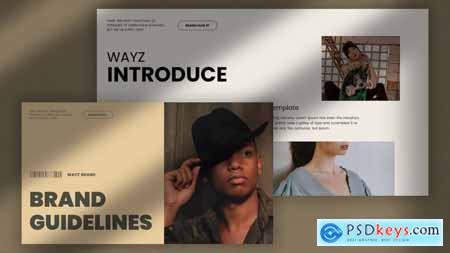 Wayz - Brand Guideline Powerpoint Template