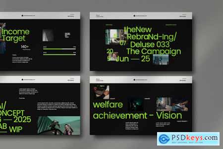 Green Black Creative Company Profile Presentation