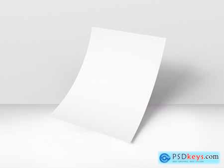 Corporate A4 Paper Stationery Psd Mockup Set