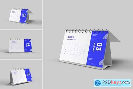 3 Table Calendar Mockup