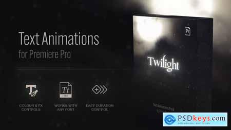 Titles for Premiere Pro Twilight 47600573