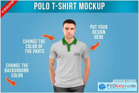 Polo T-Shirt Mockup