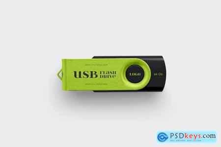 USB Flash Drive Mockup Set