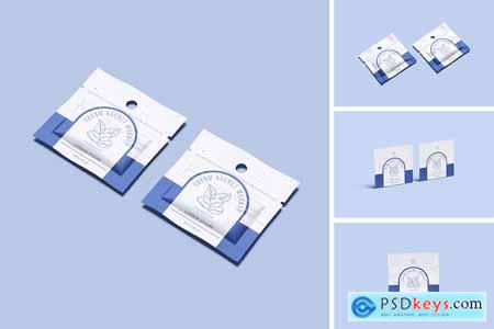 Cream Sachet Mockup