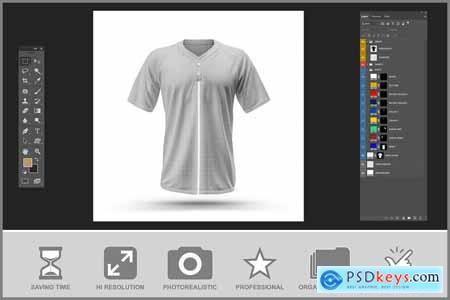 Baseball T-shirt Mockup