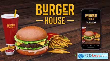 Burger House Logo Reveal 46354792