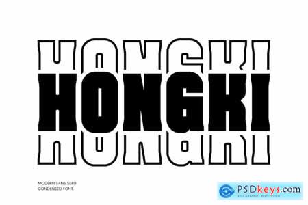 Hongki Modern Serif Font Typeface