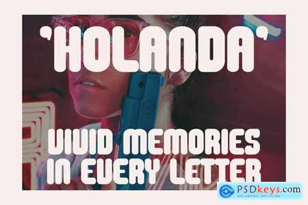 HOLANDA - Y2k Retro Font