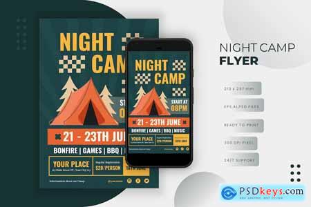 Night Camp - Flyer