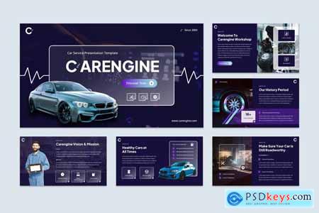 Carengine - Car Service PowerPoint