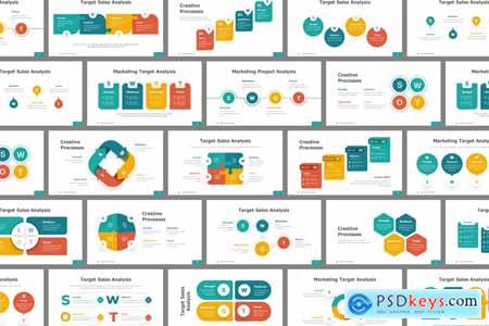 SWOT Business Strategy PowerPoint Template