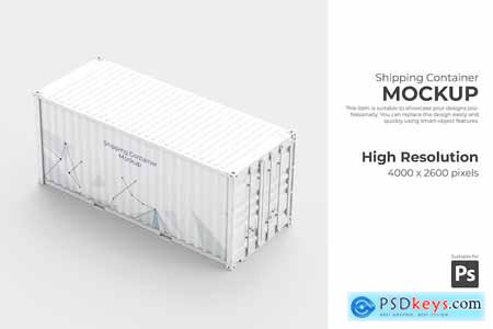 Shipping Container Mockup