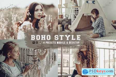 Boho Style 4 Lightroom Presets Mobile And Desktop