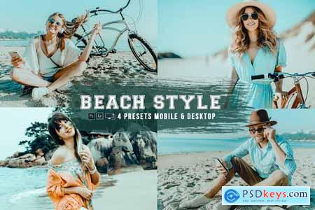 Beach Style 4 Lightroom Presets Mobile And Desktop