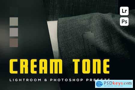 6 Cream tone Lightroom and Photoshop Presets