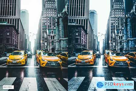 12 Cinematic Street Lightroom Presets