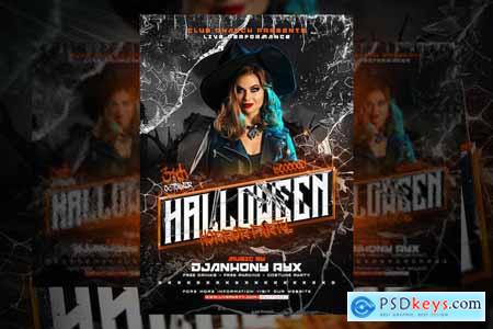 Halloween Flyer Template J9DFUU9