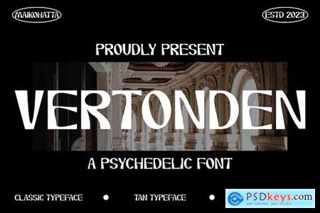 Vertonden - Psychedelic Font