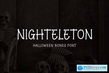 Nighteleton - Halloween Font